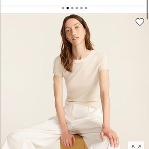 Super soft cashmere tee shirt.